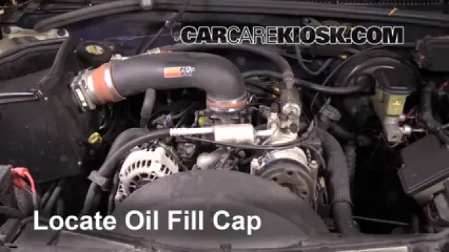 1997 Chevrolet Tahoe 5.7L V8 Aceite Agregar aceite